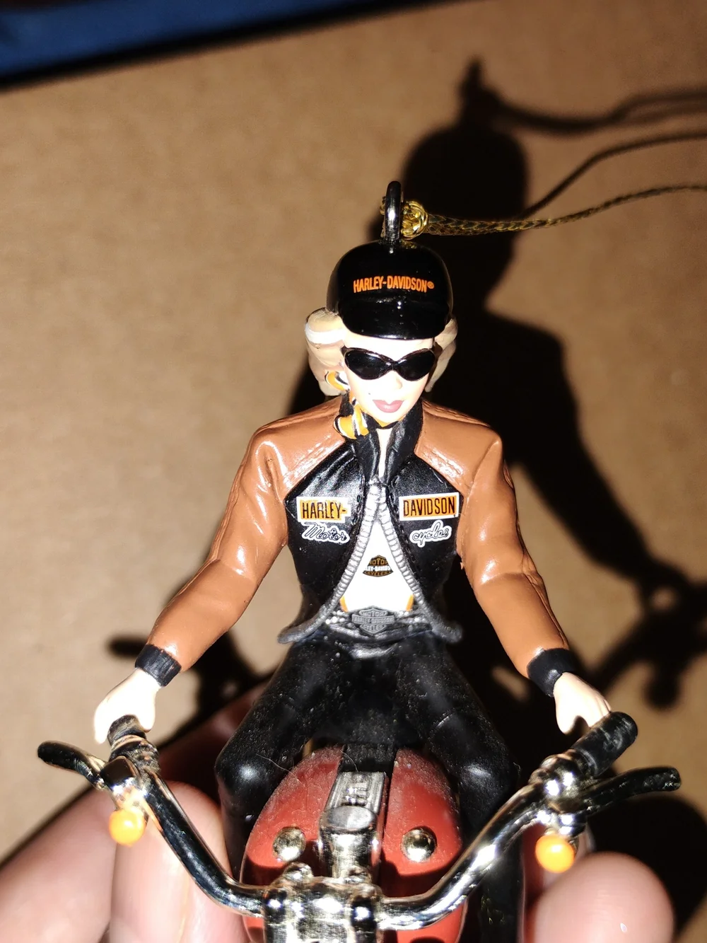 Hallmark Harley-Davidson Barbie Ornament 2001 QXI8885 Of Collection